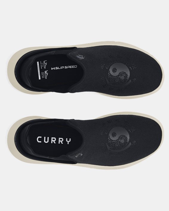 中性Curry x Bruce Lee SlipSpeed™跑鞋 in Black image number 2